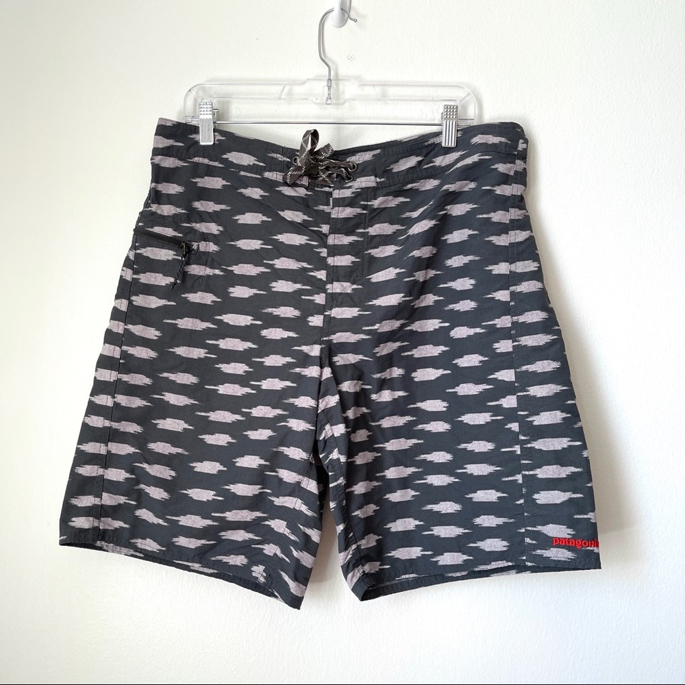 Patagonia mens wavefarer board shorts swim trunks Sz 35 (xy1140)